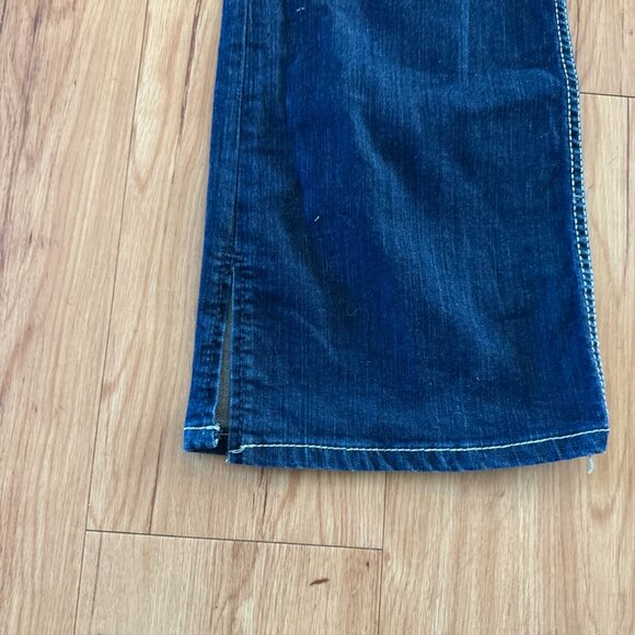 Ariat REAL Perfect Rise Arrow Danna Jeans Bootcut Dark Rise Western 33XL - Picture 6 of 9